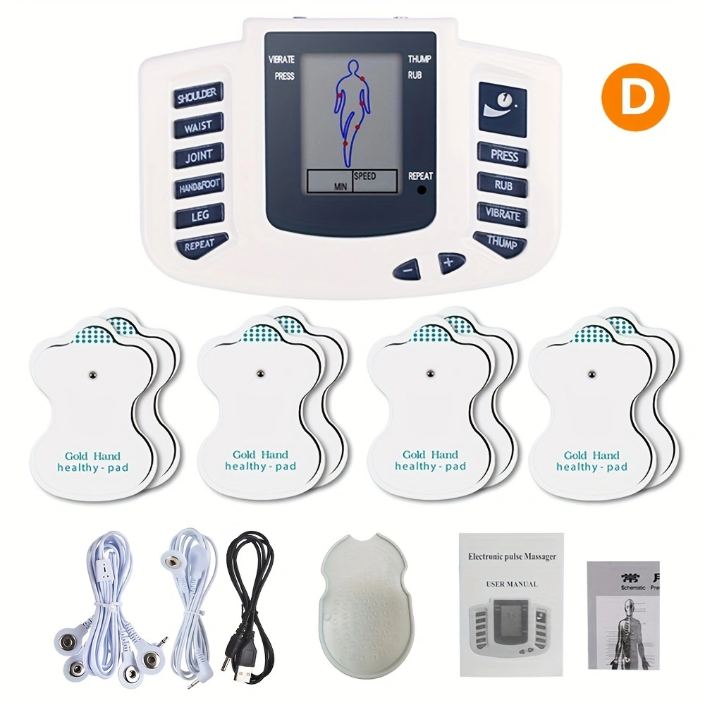 High Quality TENS EMS Muscle Stimulator 16-Mode Electric Acupuncture Body Massager for Pain Relief, Muscle Relaxation,  