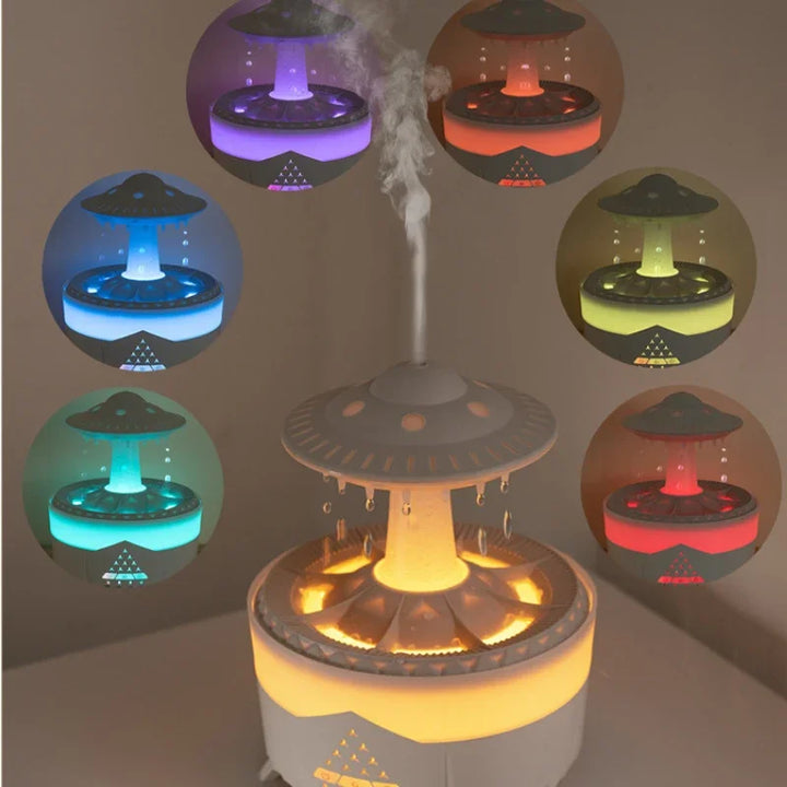 Premium 300ml Remote Control Aromatherapy Diffuser with Ultrasonic Mist, Colorful LED Lighting, and Auto Shut-Off for Home