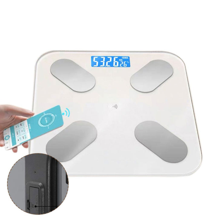 Premium Smart Body Fat Scale – Bluetooth Digital Bathroom Scale with App, Toughened Glass, 180kg Capacity