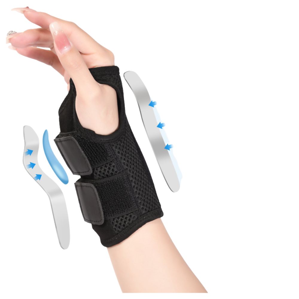 Premium Carpal Tunnel Wrist Brace – Stabilizing Support for Men & Women, Adjustable Hand Support Splint for Sprains, 