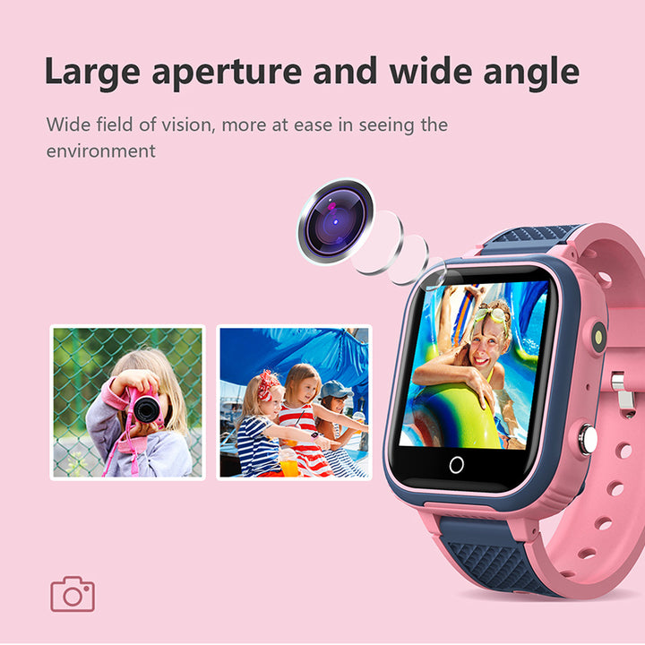 Premium Kids 4G Smart Watch - GPS Tracker, Video Calls, SOS, Waterproof, Camera, Location Monitor