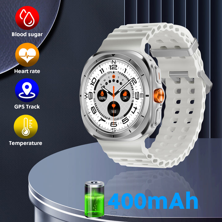 Premium Smartwatch for Men and Women – 1.43" AMOLED Display, IP68 Waterproof, Bluetooth Calling, Heart Rate, Blood Oxygen, 