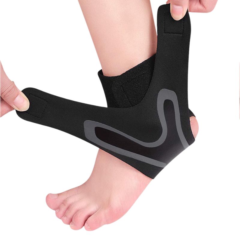 Premium Adjustable Compression Ankle Sleeve – Elastic Support Brace for Foot Protection, Anti-Sprain Guard, Breathable