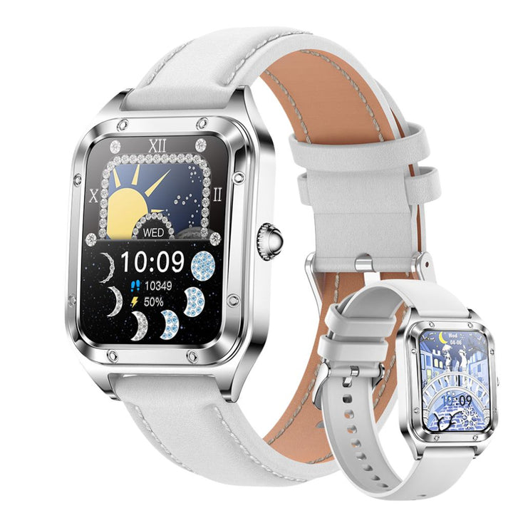 Luxury Smartwatch for Women – 1.57" AMOLED Screen, Bluetooth Calling, Health & Fitness Monitor, Heart Rate, Blood Pressure, 