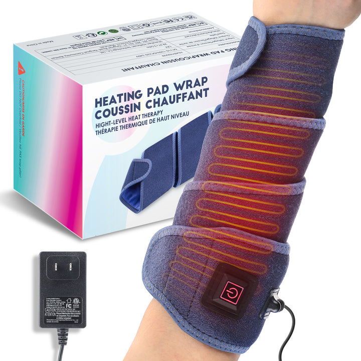 Premium Heating Pad Wrap for Joint Pain Relief - Versatile Arm, Elbow, Wrist, Foot, Leg, and Knee Massager with 3-Level Heat 