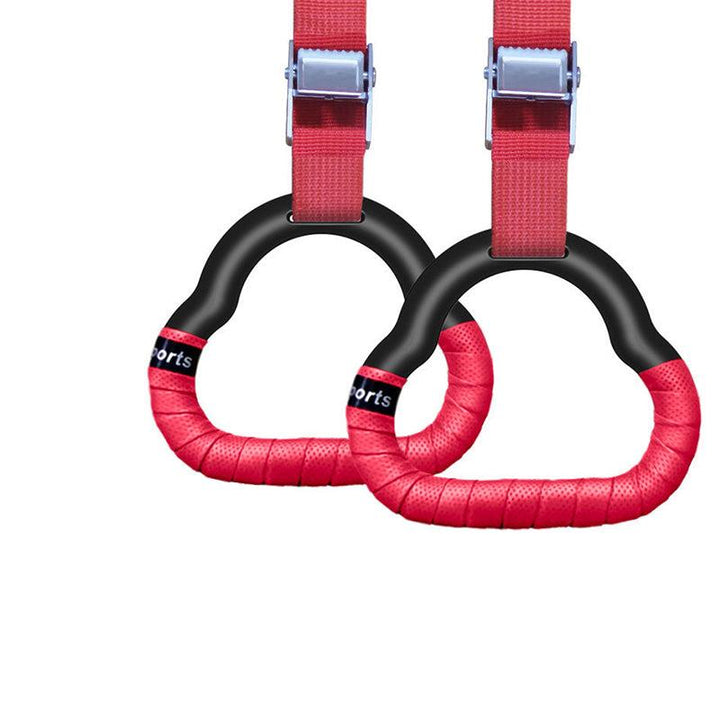 Premium Gymnastics Rings for Kids & Adults – Non-Slip Swing Rings with Adjustable Straps, High Load Capacity (150kg), Safe