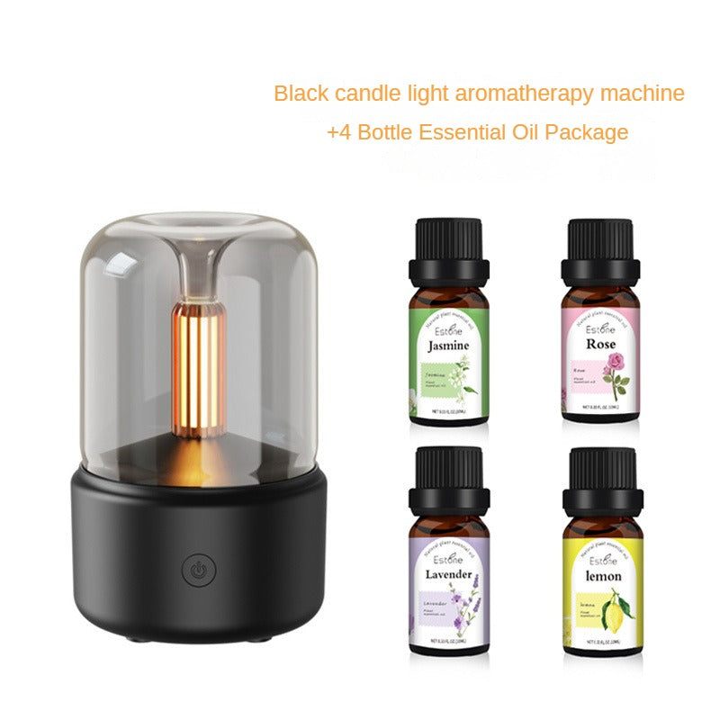 Premium Portable Mini Aroma Diffuser & USB Air Humidifier – Essential Oil Sprayer, Night Light, Cold Mist, 120ml Capacity, 