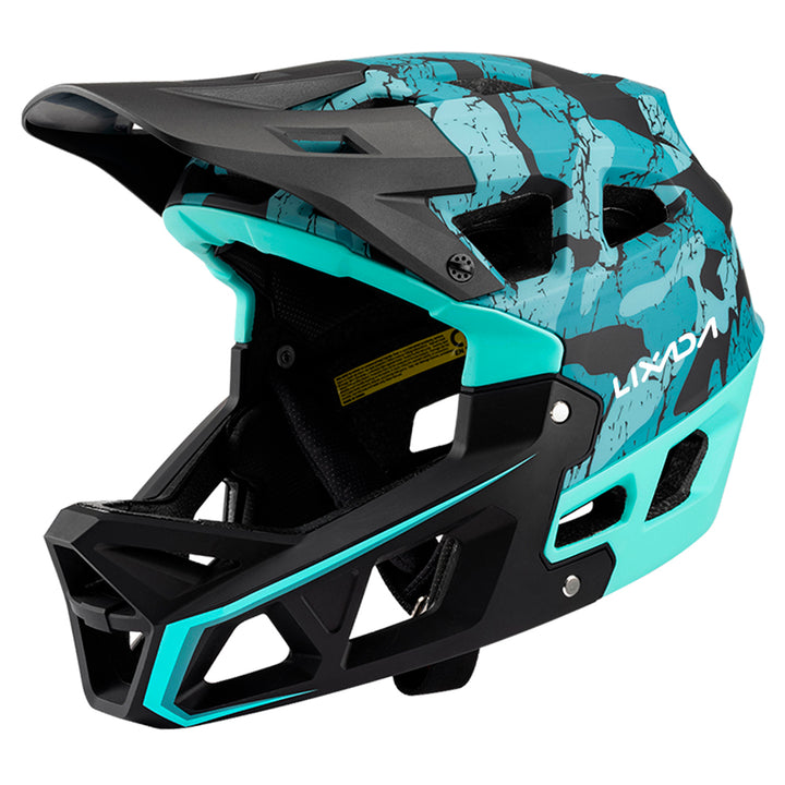 Premium Full Face Mountain Bike Helmet – Lightweight Adult Downhill MTB Racing Helmet with 31 Vents, Detachable Liner, EPP 