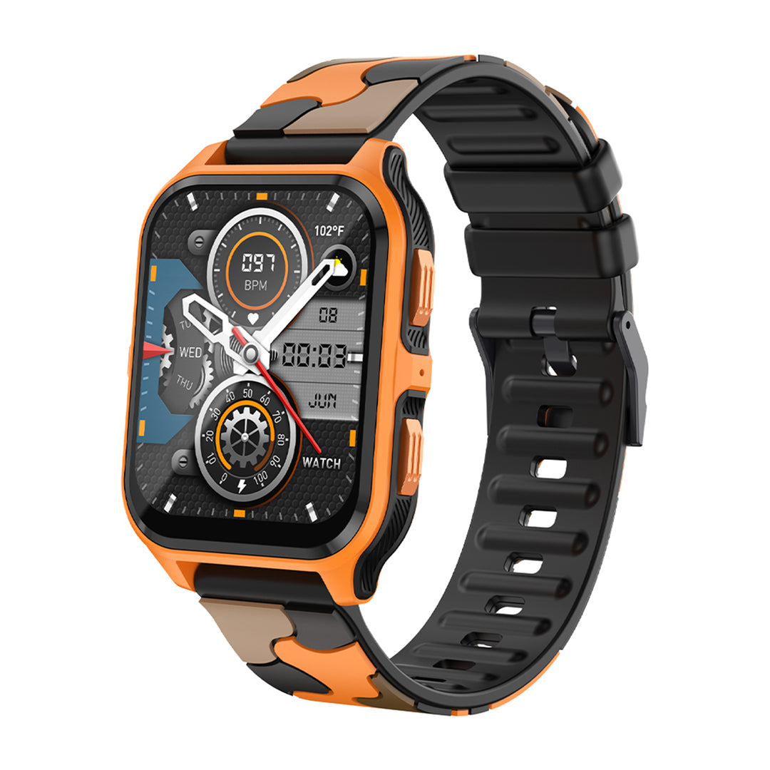 Premium Smartwatch for Men & Women, 1.96" AMOLED, Bluetooth Calling, 100+ Sport Modes, IP68 Waterproof, Health Monitoring,