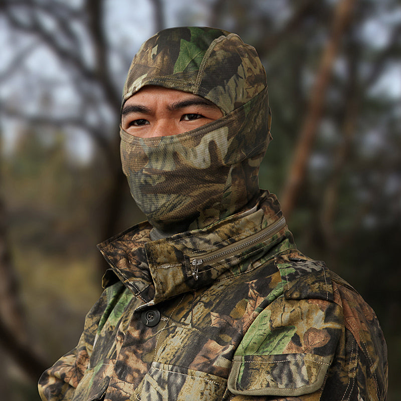 Premium Tactical Balaclava Full-Face Mask – Windproof, Dustproof Hunting, Cycling, and Wargame Headgear, Multicam Bandana