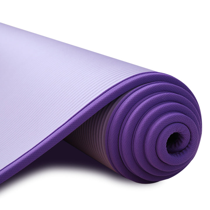 Premium Extra Thick Yoga Mat – 10mm Non-Slip, Environmental NRB Material – 183x61cm, Reversible, Durable, Easy to Clean 