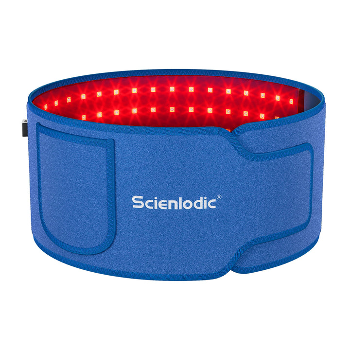 Premium Red & Infrared Light Therapy Belt - 850nm & 660nm LED Slimming Wrap for Fat Burning, Pain Relief, and Full Body 