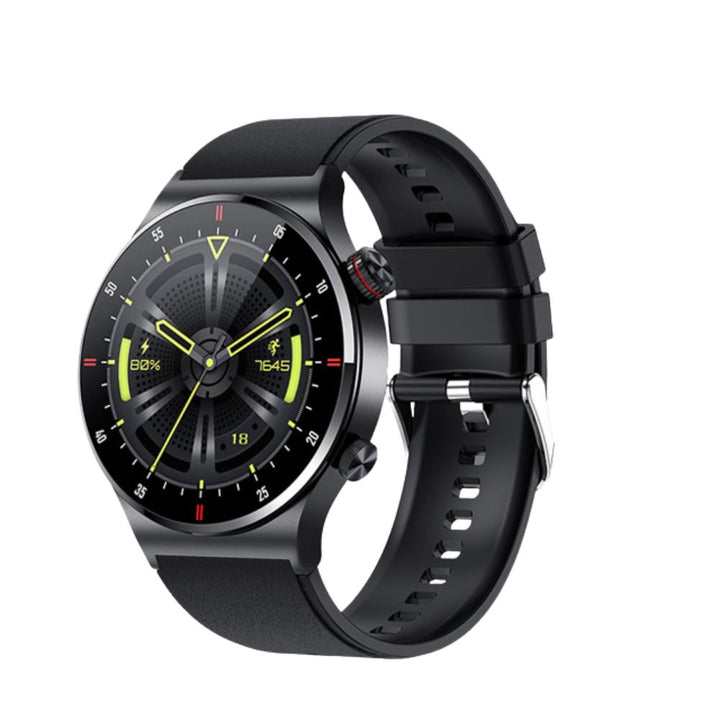 Premium Smartwatch for Men – ECG + PPG, Bluetooth Call, AMOLED Full Touch, NFC, Sports Mode, Waterproof, Heart Rate, Blood 