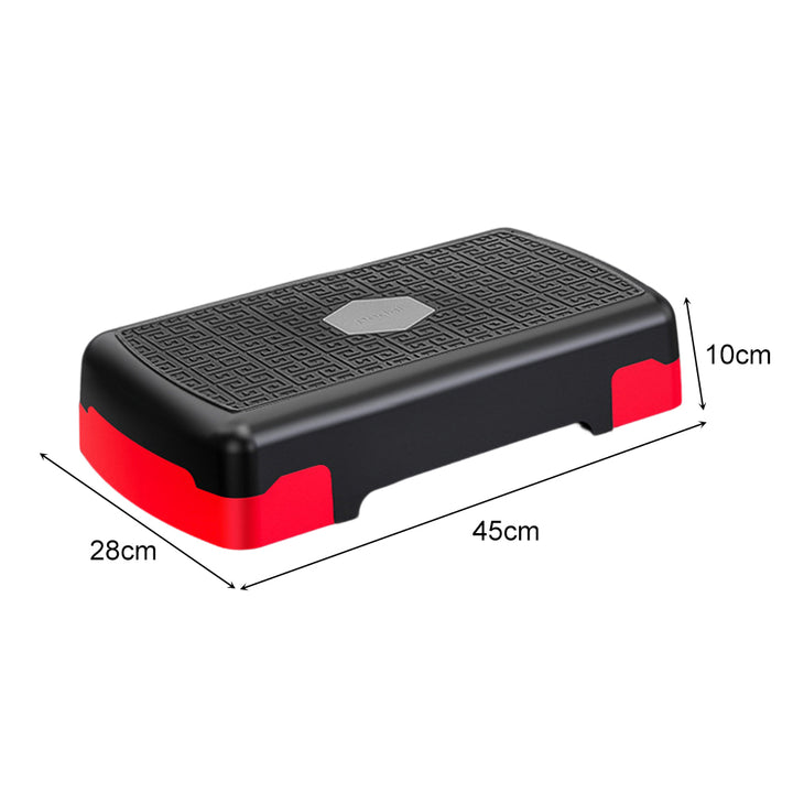 Premium Aerobic Fitness Stepper – Non-Slip Foot Pedal, Adjustable & Portable, 200KG Load-Bearing, Honeycomb Anti-Slip Surface 