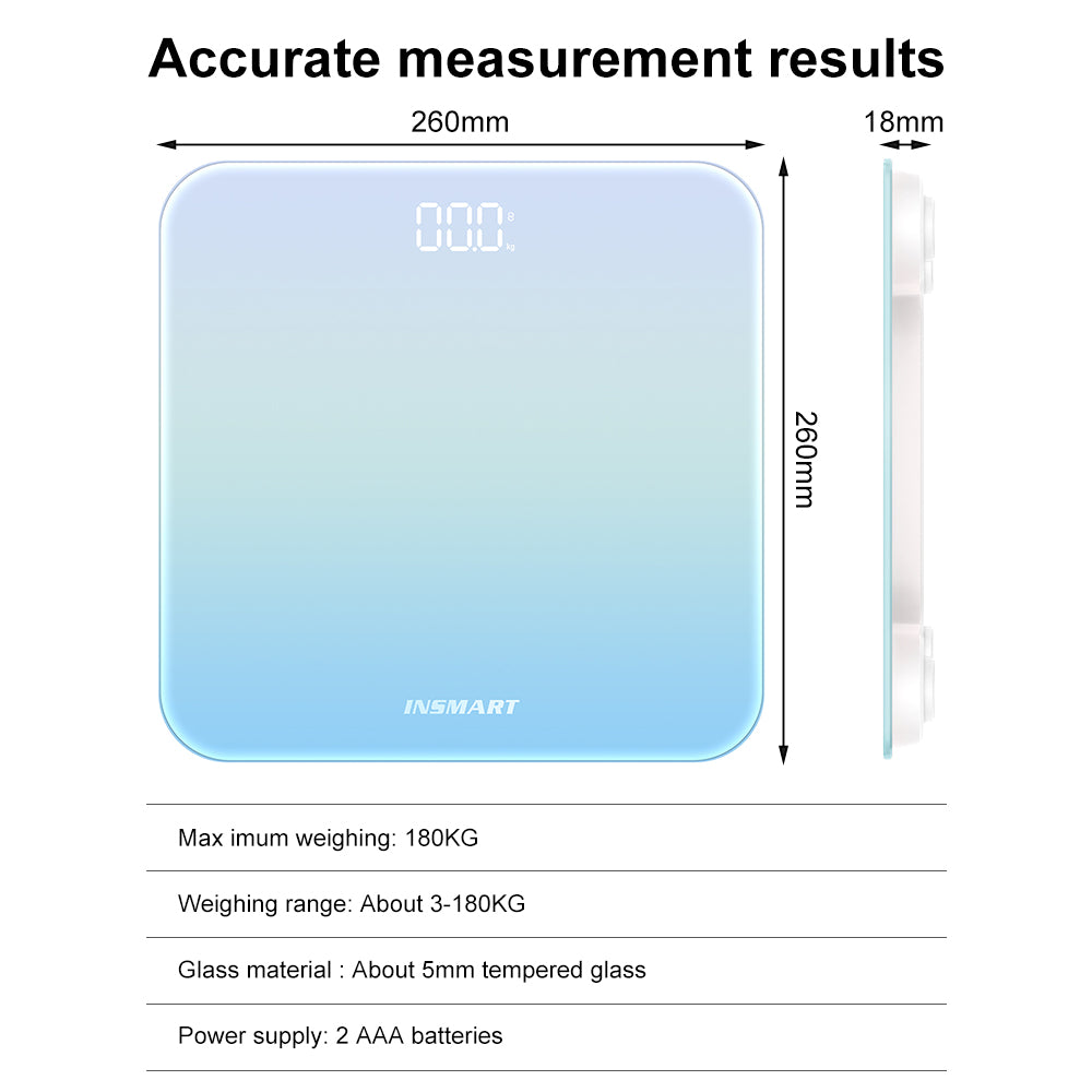 Premium Digital Body Fat Scale – Smart Bathroom Scale with BMI & 16-Data Body Composition Analyzer, Bluetooth Sync