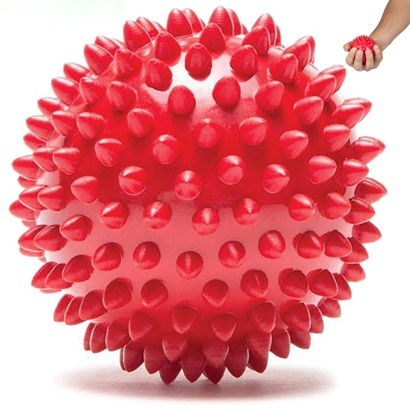 Premium Spiky Massage Ball for Myofascial Release, Deep Tissue Therapy, Stress Relief, and Muscle Soreness Relief - PVC