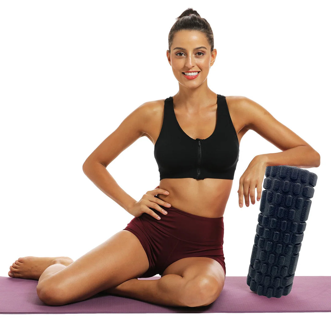 Premium EPP Foam Roller for Yoga & Fitness, 33x14cm, Muscle Relaxation & Myofascial Release, High-Density Back Massager for