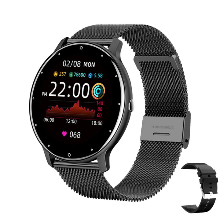 Premium Smart Watch for Women – Full Touch Screen, Fitness Tracker, Heart Rate, Blood Pressure Monitor, IP67 Waterproof,  