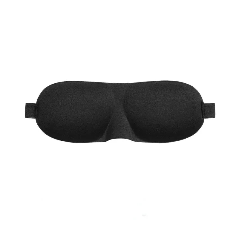 Premium 3D Sleeping Eye Mask for Travel, Padded Soft Blindfold Cover, Eye Relaxation Patch, Comfortable Sleep Aid, Adjustable