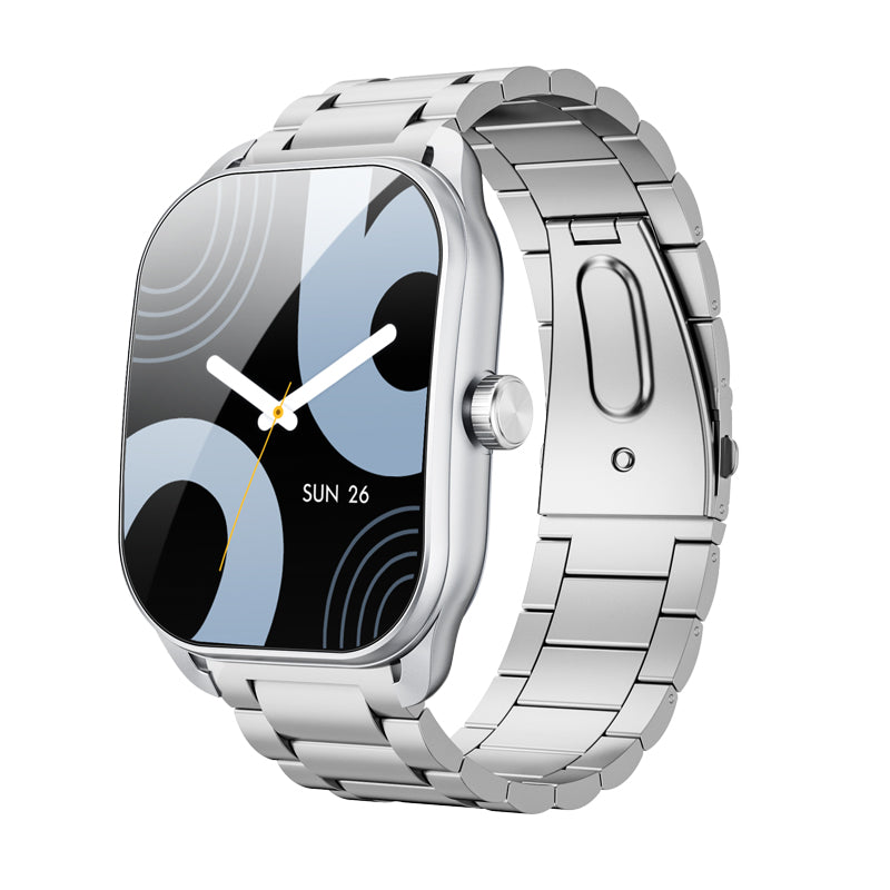 Premium Smartwatch for Men and Women – 2.01" Curved Screen, IP68 Waterproof, Bluetooth Calling, Heart Rate, SpO2, Sleep 