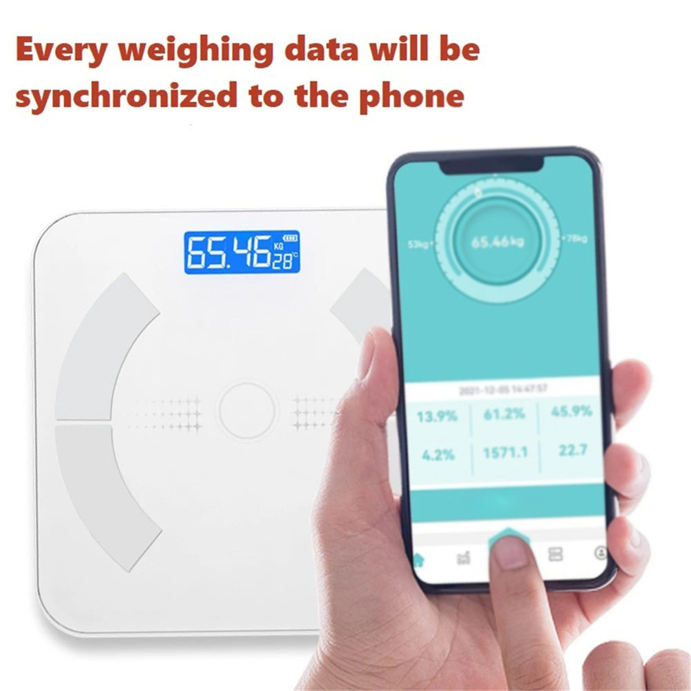 Premium Bluetooth Body Fat Scale – Smart Digital Bathroom Scale with BMI & Body Composition Analyzer