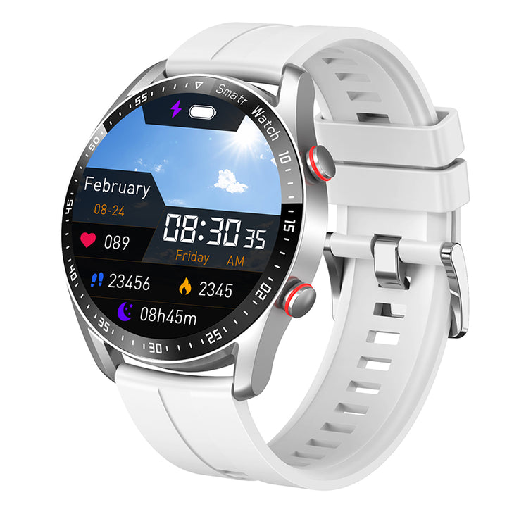 Premium Smartwatch for Men – Bluetooth Calling, 390mAh Battery, IP68 Waterproof, Fitness & Health Tracking, Music Player, 