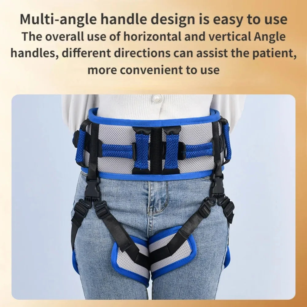 Premium Bariatric Transfer Lift Belt for Elderly & Handicap Support – Adjustable Gait Belt for Seniors, Walking & Standing 