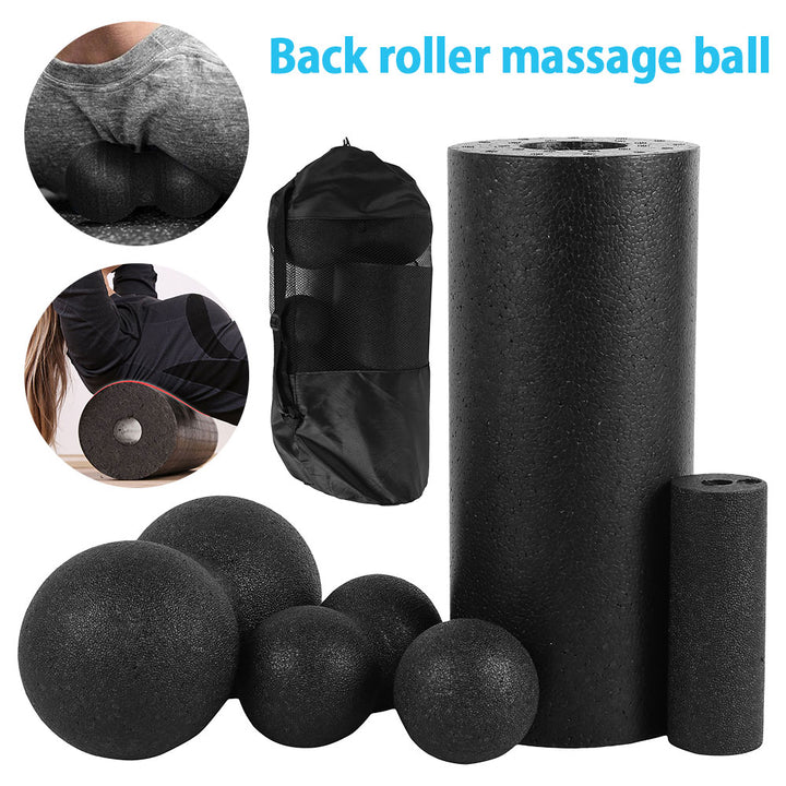 Premium Foam Roller Set for Muscle Recovery, Yoga, and Fascia Release, High-Density EPP Back Roller Massage Balls for Men