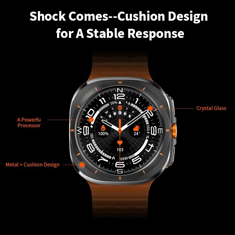 Premium Smartwatch for Men and Women – 1.43" AMOLED Display, IP68 Waterproof, Bluetooth Calling, Heart Rate, Blood Oxygen, 