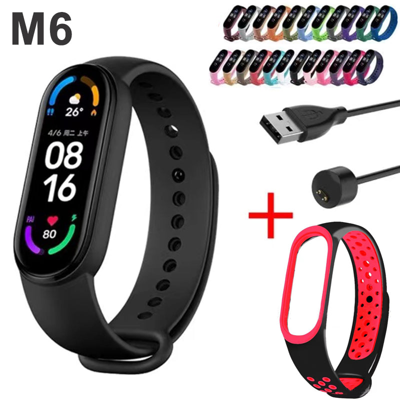 Premium Waterproof Fitness Smartwatch for Men & Women - Heart Rate, Blood Pressure, Activity Tracker, Sleep Monitor, Multi 