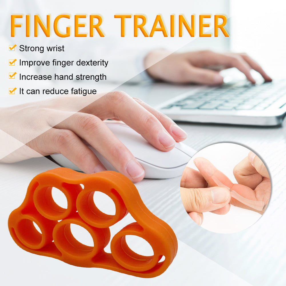 Premium Silicone Wrist Stretcher & Finger Gripper Expander - 5-Finger Carpal Strength Trainer for Hand, Grip & Injury Recover