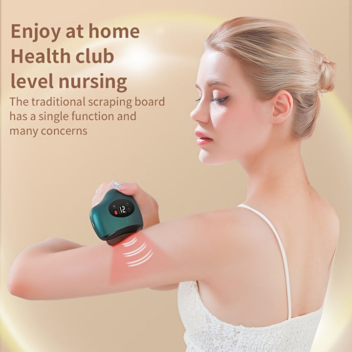 High Quality Electric Guasha Massager with Heating & Vibration – Hot Compress Eye & Face Tool for Skin Lifting & Wrinkle 