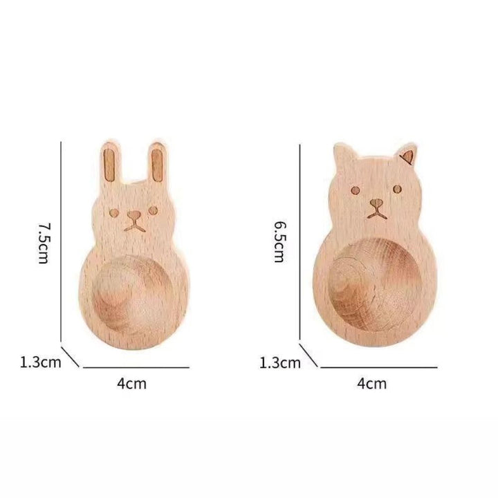 Premium Cartoon Wooden Essential Oil Diffuser – Refillable & Reusable Rabbit Bear Car Ornament, Home & Office Decoration, 