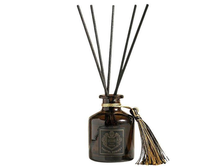 Luxury 50ml Reed Diffuser Set – Home, Hotel, Bathroom Air Freshener, Rattan Aromatherapy Glass Diffuser, Long-Lasting Home 