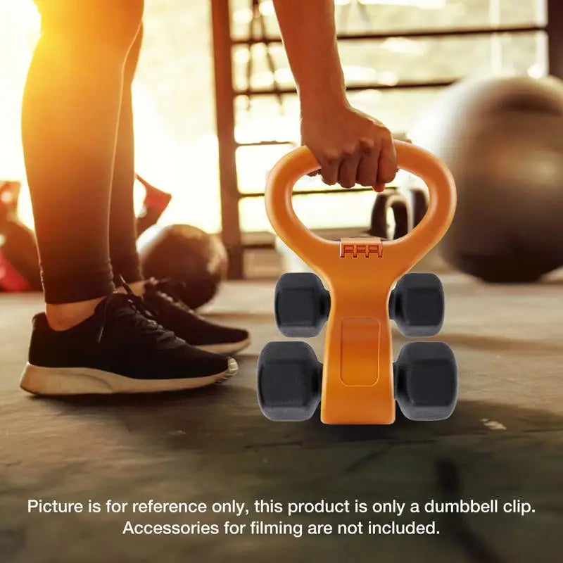 Premium Adjustable Dumbbell Grip – Portable Weightlifting Handle for Fitness, Comfortable Kettlebell Grip for Exercise, 