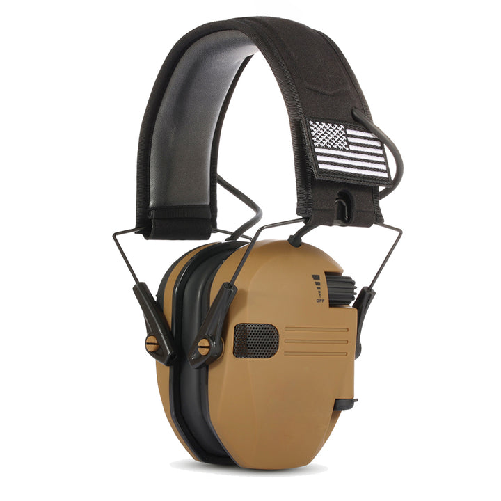 Premium Electronic Shooting Earmuffs with ARC Rail Mount – Tactical Helmet Headset for Noise Reduction, Intelligent Sound 