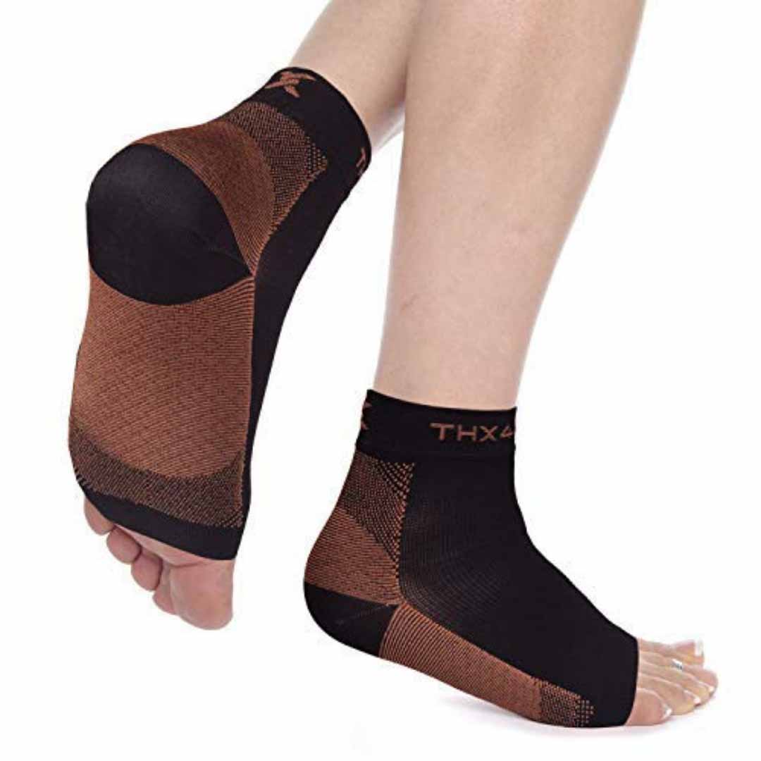 Premium Copper Compression Ankle Brace Sock for Men & Women – Pain Relief Support for Plantar Fasciitis, Heel & Foot Pain