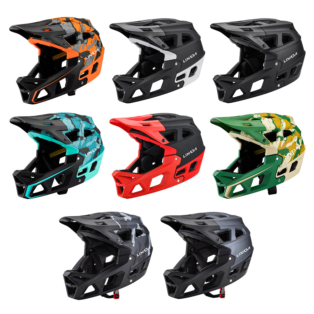 Premium Full Face Mountain Bike Helmet – Lightweight Adult Downhill MTB Racing Helmet with 31 Vents, Detachable Liner, EPP 