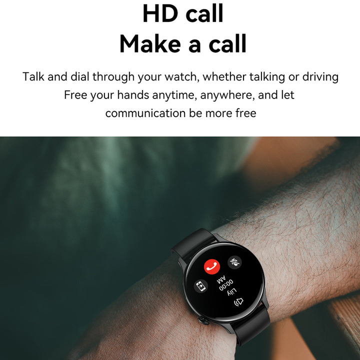 Premium Smartwatch for Samsung Galaxy Watch6 Classic – GPS, Sports Modes, Heart Rate, Bluetooth Call, Waterproof, Health 