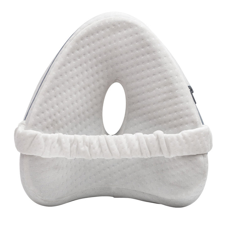 Premium Leg Pillow for Side Sleepers – Memory Foam Relief for Pregnant Women, Leg Pain & Edema – Breathable Heart-Shaped