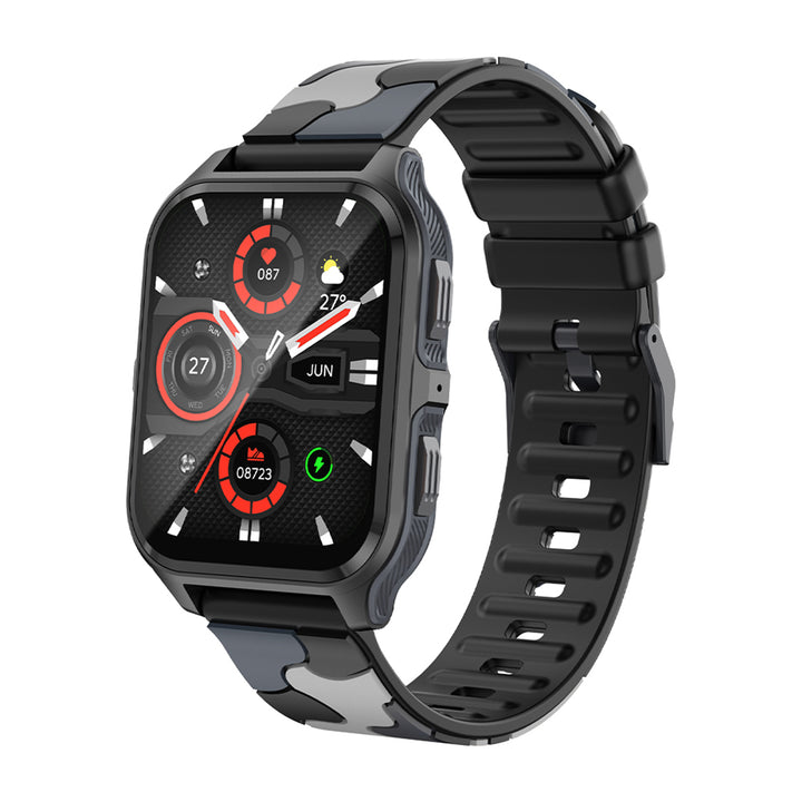 Premium Smartwatch for Men & Women, 1.96" AMOLED, Bluetooth Calling, 100+ Sport Modes, IP68 Waterproof, Health Monitoring,