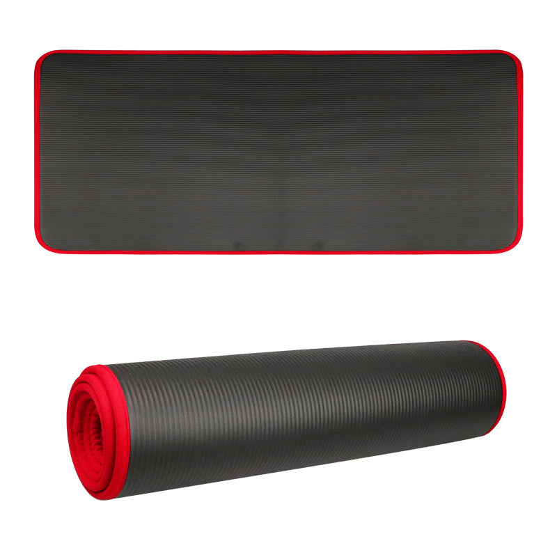 Premium Extra Thick Yoga Mat – 10mm Non-Slip, Environmental NRB Material – 183x61cm, Reversible, Durable, Easy to Clean 