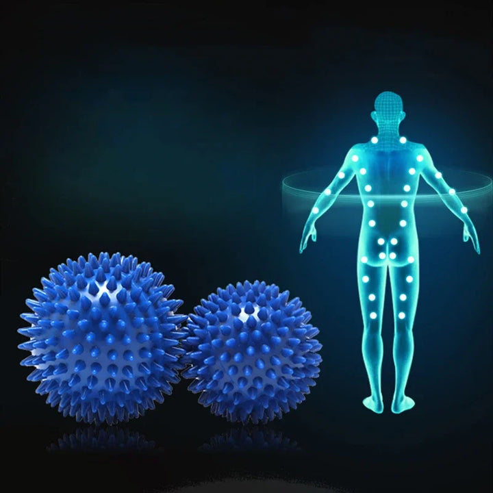 Premium Spiky Massage Ball for Myofascial Release, Deep Tissue Therapy, Stress Relief, and Muscle Soreness Relief - PVC