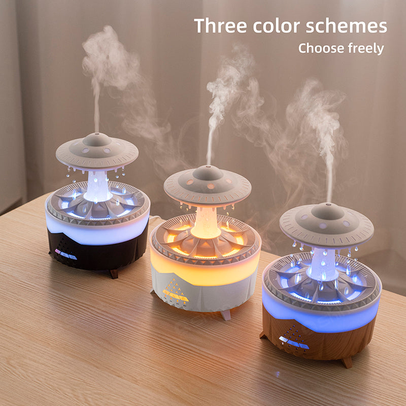 Premium 300ml Remote Control Aromatherapy Diffuser with Ultrasonic Mist, Colorful LED Lighting, and Auto Shut-Off for Home