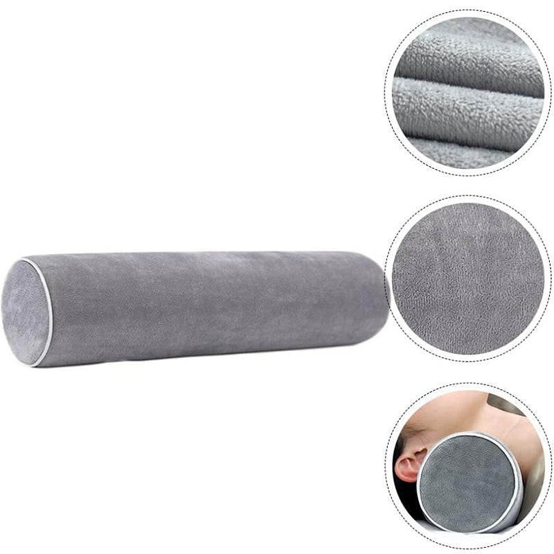 Premium Memory Foam Roll Pillow – Therapeutic Neck, Knee, & Leg Support – Cylinder Bolster for Sleeping, Back & Side 