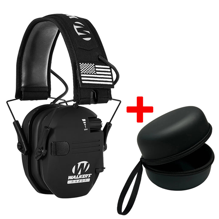 Premium Electronic Shooting Earmuffs with ARC Rail Mount – Tactical Helmet Headset for Noise Reduction, Intelligent Sound 