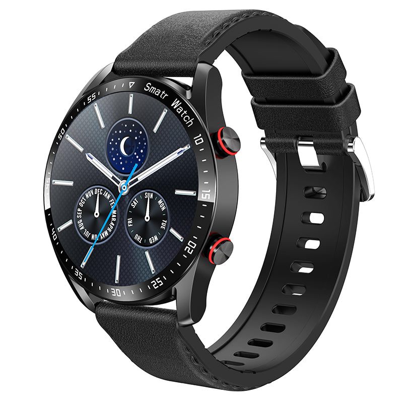 Premium Smartwatch for Men – Bluetooth Calling, 390mAh Battery, IP68 Waterproof, Fitness & Health Tracking, Music Player, 