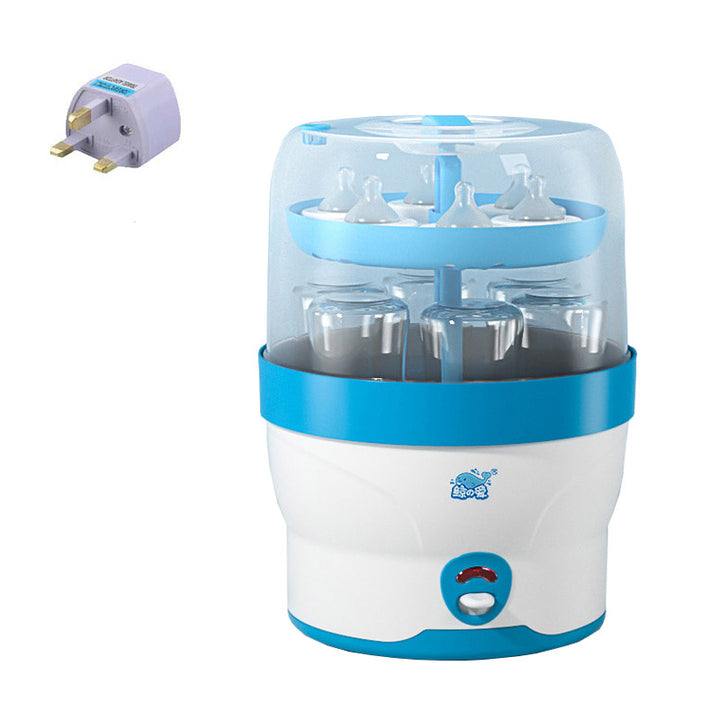 Premium Baby Bottle Sterilizer – Large Capacity 6 Bottles, Automatic Shut-Off, 304 Stainless Steel Heating Plate, Fast 8-