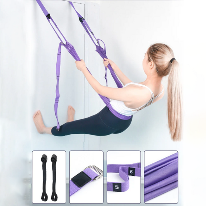 Premium Aerial Yoga Belt – Durable Inversion Trainer for Yoga, Fitness, and Stretching, Thick Elastic Design for Safe Split