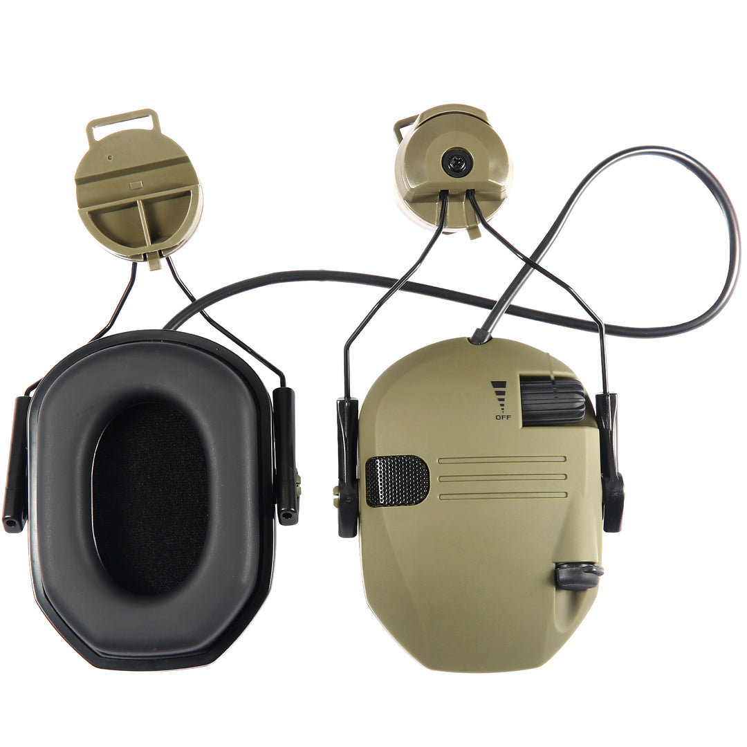 Premium Electronic Shooting Earmuffs with ARC Rail Mount – Tactical Helmet Headset for Noise Reduction, Intelligent Sound 